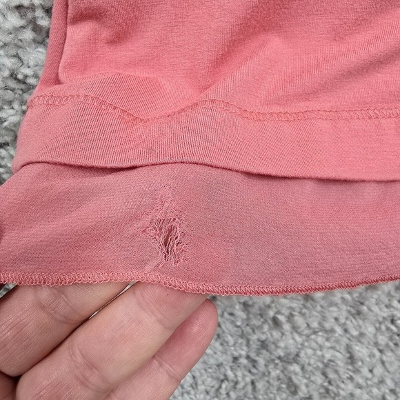 St John Shirt Womens XL Pink Pullover Silk Trim Lightweight Minimalist READ - Picture 8 of 12